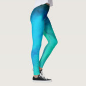 Night Sky Northern Lights Galaxy Leggings (Rechts)