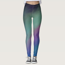 Night Sky Northern Lights Green Lila Blue