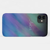 Night Sky Northern Lights Personalisiert Case-Mate iPhone Hülle (Rückseite (Horizontal))