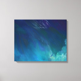 Night Sky Painting Canvas Print Leinwanddruck