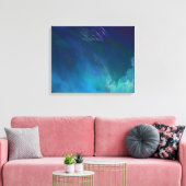 Night Sky Painting Canvas Print Leinwanddruck (Insitu (Wohnzimmer))
