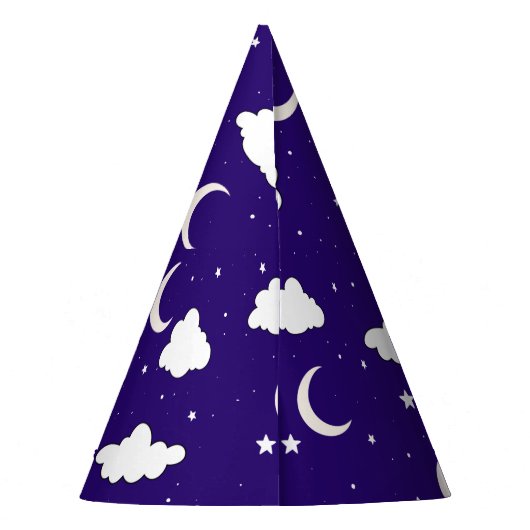Night Sky Party Hat Partyhütchen (Rückseite)