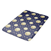 Night Sky Pattern Badematte (Schrägansicht)