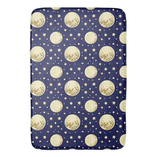 Night Sky Pattern Badematte (Vorderseite Vertikal)