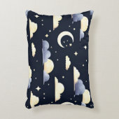 Night Sky Pattern Dekokissen (Vorderseite(Vertikal))