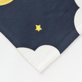 Night Sky Pattern Fleecedecke (Ecke)
