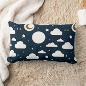 Night Sky Pattern Lendenkissen (Decke)