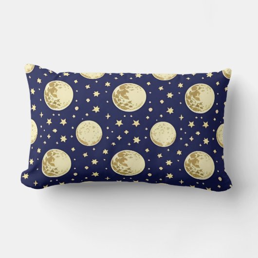 Night Sky Pattern Lendenkissen (Vorderseite)