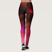Night Sky Pink Flare Leggings (Rückseite)