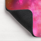 Night Sky Pink Flare Mouse Pad Mousepad (Ecke)