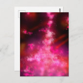 Night Sky Pink Flare Postcard Postkarte (Vorne/Hinten)