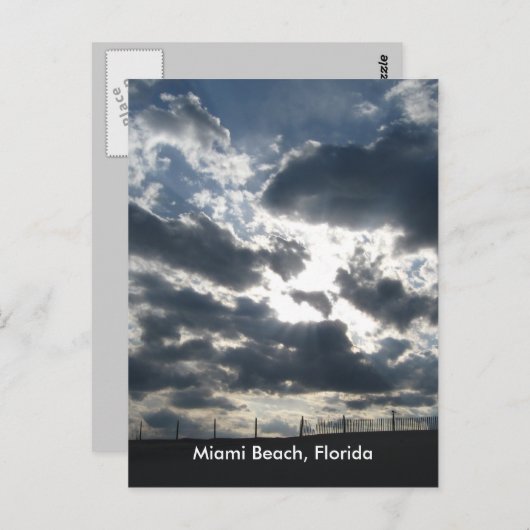 Night Sky Post Postkarte (Vorne/Hinten)