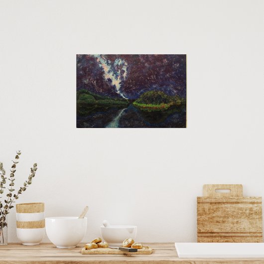 Night Sky Poster (Küche)