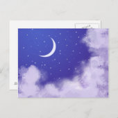 Night Sky Postkarte (Vorne/Hinten)