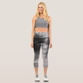 Night Sky Smoke Capri Leggings (Vorderseite)