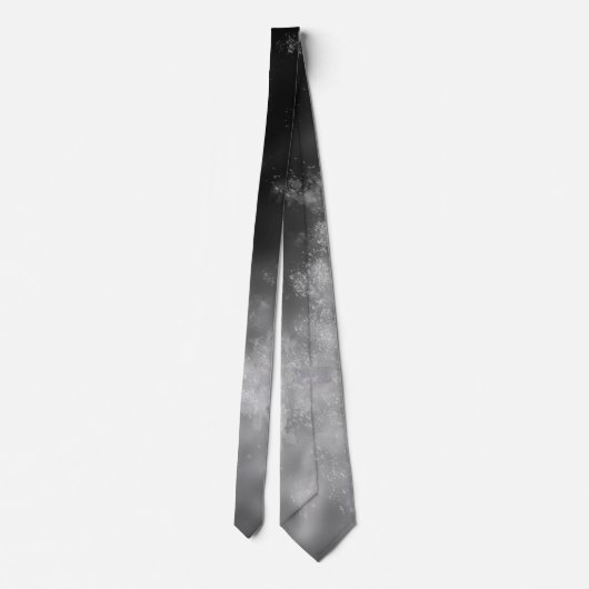 Night Sky Smoke Neck Tie Krawatte (Rückseite)