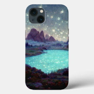 Night Sky Stars Fantasy Landschaft Case-Mate iPhone Hülle