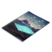 Night Sky Stars Fantasy Landschaft Notizblock (Linke Seite)