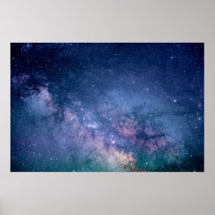 Night Sky Stars Moderne Fotografie Poster