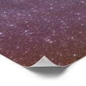 Night Sky Stars Moderne Fotografie Poster (Ecke)