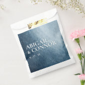 Night Sky Stars Navy Blue White Favor Box Geschenktütchen (Versiegelt)