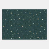 Night Sky Stars Pattern Geschenkpapier Set (Vorderseite 3)