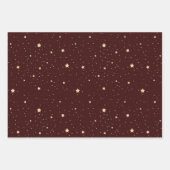 Night Sky Stars Pattern Geschenkpapier Set (Vorderseite 2)