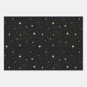 Night Sky Stars Pattern Geschenkpapier Set (Vorderseite)