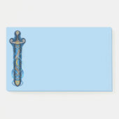 Night Sky Sword Post-it Klebezettel (Vorderseite)