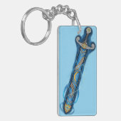 Night Sky Sword Schlüsselanhänger (Vorderseite links)