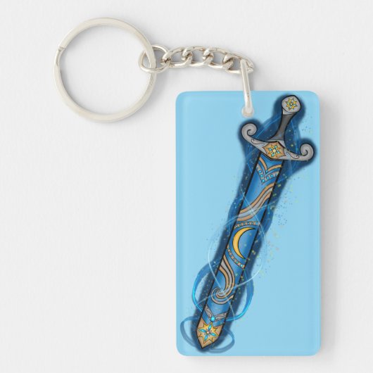 Night Sky Sword Schlüsselanhänger (Vorderseite)