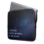 Night Sky und Stars Laptop Sleeve (Vorderseite Links)