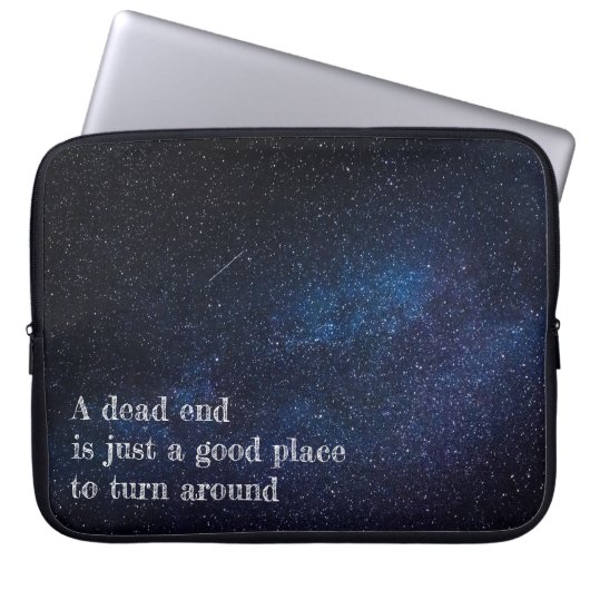 Night Sky und Stars Laptop Sleeve (Vorderseite)