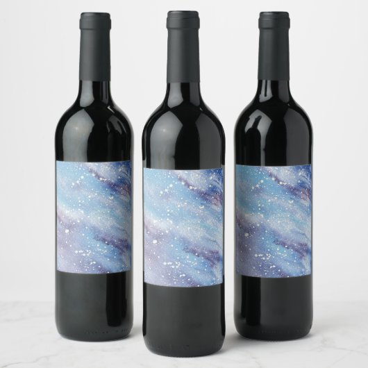 Night Sky Wine Label Weinetikett (Flaschen)