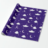 Night Sky Wrapping Paper Geschenkpapier (Ungerollt)