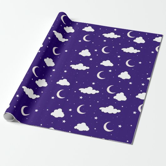 Night Sky Wrapping Paper Geschenkpapier (Ungerollt)