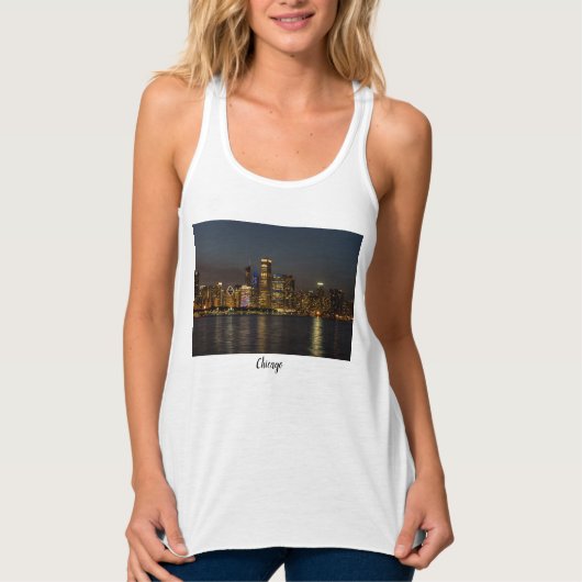 Night Skyline Chicago Pano Top (Vorderseite)