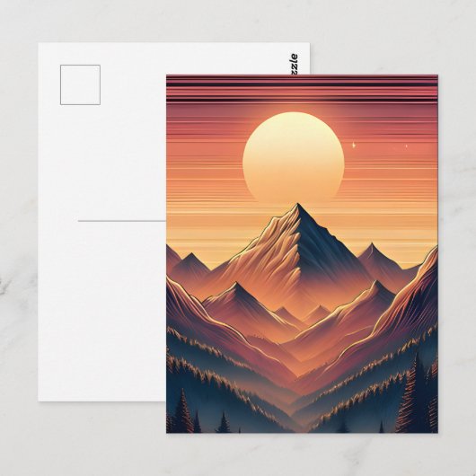 Night Song Postkarte (Vorne/Hinten)