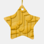 Night Song Star Keramik Keramikornament (Hinten)