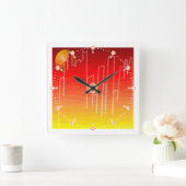 Night Square Uhr (Zuhause)