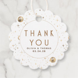 Night Star Celestial Mystical White Vielen Dank Geschenkanhänger