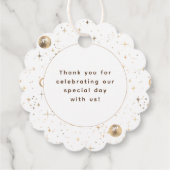 Night Star Celestial Mystical White Vielen Dank Geschenkanhänger (Rückseite)