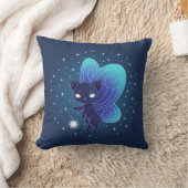 Night Star Fairy Pixie Cat Kissen (Decke)
