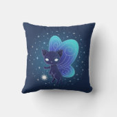 Night Star Fairy Pixie Cat Kissen (Rückseite)