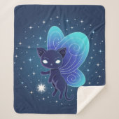 Night Star Fairy Pixie Cat Sherpadecke (Vorderseite)