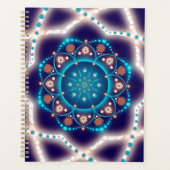 Night Star Mandala Blume Planer (Vorderseite)