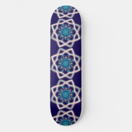 Night Star Mandala Blume Skateboard