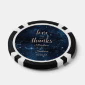 Night Star Sky Celestial Galaxy Hochzeit Vielen Da Pokerchips (Einzeln)