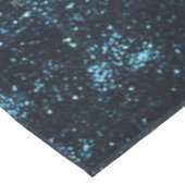 Night Star Sky Celestial Galaxy Wedding Monogram Tischdecke (Schrägansicht)