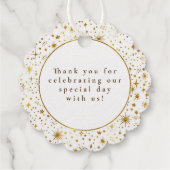 Night Stars Celestial Mystical Danke Geschenkanhänger (Rückseite)